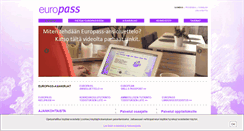 Desktop Screenshot of europass.fi