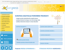Tablet Screenshot of europass.si