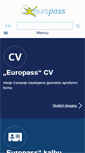 Mobile Screenshot of europass.lt