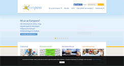 Desktop Screenshot of europass.hu