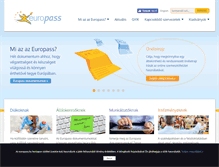 Tablet Screenshot of europass.hu
