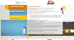 Desktop Screenshot of europass.be