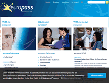 Tablet Screenshot of europass.at